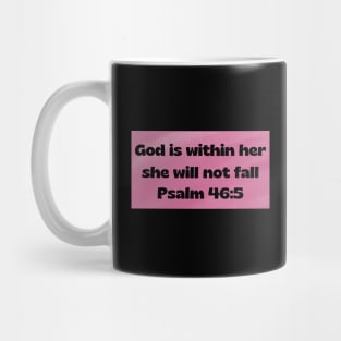 Bible Verse Psalm 46:5 Mug